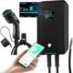 Borne de recharge VE Wallbox 7 kW, maison connectée