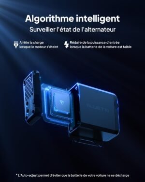 Chargeur alternateur DC-DC 560W BLUETTI pour camping-car