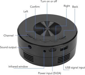 61bFnHDnwGL._AC_SL1500_.jpg Mini projecteur LED Fdit portable smartphone/tablette/PC