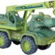 Camion porteur de dinosaure