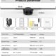 Ventilateur holographique 3D publicitaire - Lecteur HD
