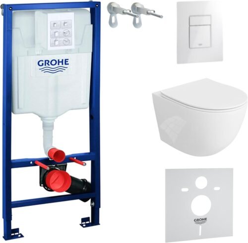 WC suspendu Lavita Sinto blanc WC suspendu Lavita Sinto blanc sans bord - kit complet