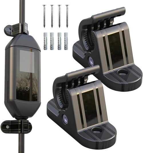 Support chargeur voiture électrique lot 2 muraux anti-chute