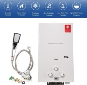 61iD5lOeWQL._AC_SL1200_.jpg Chauffe-eau gaz instantané 18L GPL/Propane 36kW LED