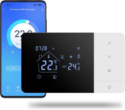 Thermostat WiFi Beok programmable pour chaudière gaz