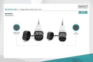 61iLArM62VL._AC_SL1500_.jpg Câble de charge Type 2 10 m DIGITUS - 32 A 7,4 kW spiralé