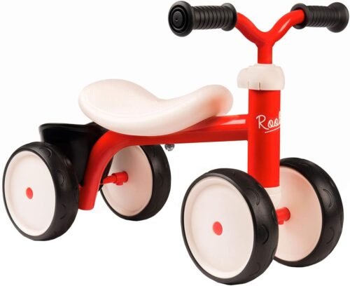 Porteur Rookie Smoby Rouge - C Porteur Rookie Smoby Rouge - Coffre, roues silencieuses