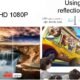 61id0UPtNL._AC_SL1024_.jpg Projecteur Full HD 1080P portable, haut-parleur intégré