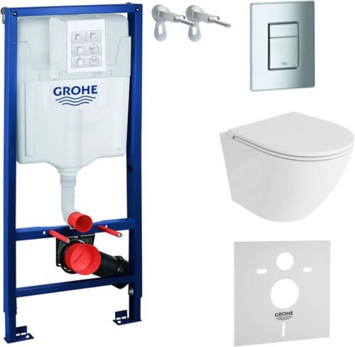 WC suspendu LAVITA Sofi One - WC suspendu LAVITA Sofi One - kit encastré Solido sans bord