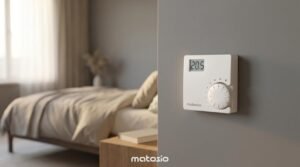 Thermostat sans fil TH610RS avec récepteur, à piles