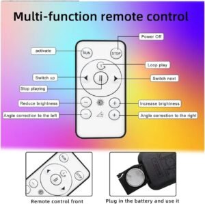 Projecteur holographique 3D 42 cm - Carte SD & LED