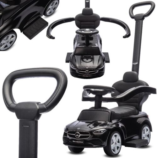Porteur enfant 1 an Mercedes AMG C63 Sun Baby - Noir