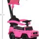Porteur enfant HOMCOM multi-équipé 12-36 mois rose