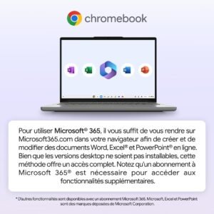 Lenovo IdeaPad Slim 3 Chromebook 14'' FHD - 4Go/64Go AZERTY