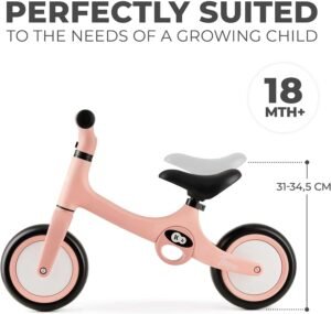 Draisienne Kinderkraft métal, selle réglable, 1,5 an à 25 kg