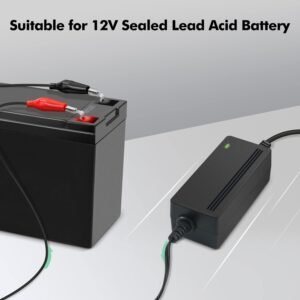 Chargeur SLA 12V 1200mA NASTIMA Protections CC & Surcharge