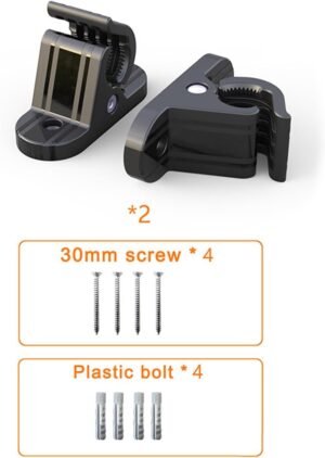 Support chargeur voiture électrique lot 2 muraux anti-chute
