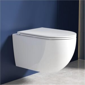 WC suspendu Rainsworth sans bo WC suspendu Rainsworth sans bord 360° Superspin blanc