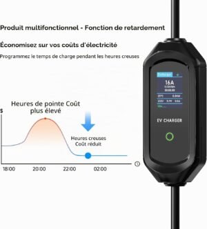 61qrs46B35L._AC_SL1500_.jpg Chargeur voiture électrique 3,6 kW Type 2 Wallbox mobile 6 m