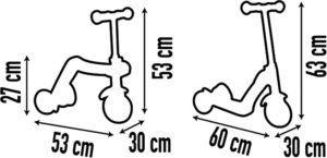 61r0XMig47L._AC_SL1500_.jpg Patinette réversible Smoby 2-en-1 porteur/trottinette 18-36m
