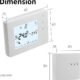 Thermostat sans fil programmable Beok pour chaudière gaz