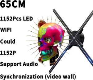 Projecteur holographique 3D 65 cm WiFi 1152/768 LED