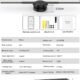 Projecteur holographique 3D ventilateur 42cm 244 LED appli