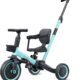 Tricycle draisienne 5 en 1 newyoo 1-3 ans bleu avec barre