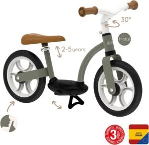 Draisienne Smoby - roues silencieuses, selle réglable