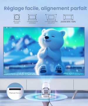 Vidéoprojecteur portable Magcubic 4K Apps intégrées