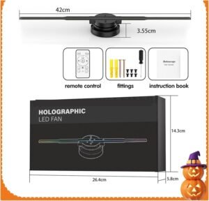 Projecteur holographique 3D 42cm - 244 LED, App, logo personnalisé