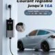 Chargeur voiture électrique Type 2 3,6 kW 5m courant 6-16A