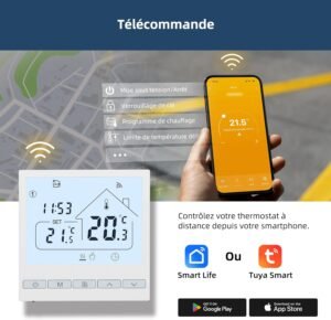 Thermostat WiFi Beok chaudière à gaz, Alexa & Google Home