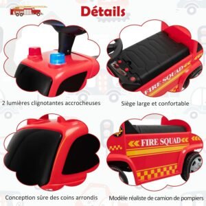 Porteur Scooter Électrique Enfant, bulles & lumières