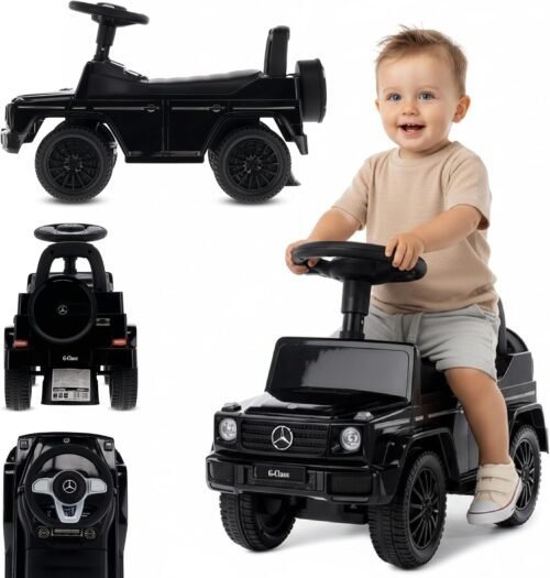 Porteur enfant Mercedes G voit Porteur enfant Mercedes G voiturette interactive noire