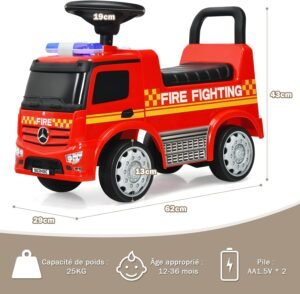 Porteur Mercedes Benz COSTWAY 12-36 mois pour enfants