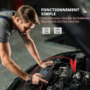 Chargeur batterie SolaMr 15A 12/24V mainteneur automatique
