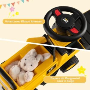 Porteur bulldozer COSTWAY - godet réglable, 1-3 ans