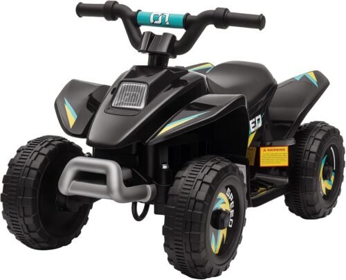 Quad électrique pour enfants HOMCOM 18-36 mois 6V Noir