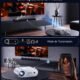 Mini vidéoprojecteur 1080p Wi‑Fi Bluetooth 200" HDMI/USB