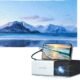Mini projecteur portable YG300 1080P Smart TV Noir