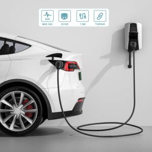 714Q1VLX6L._AC_SL1500_.jpg Câble recharge Type 2 triphasé 22 kW 32A 7,5 m QIAO