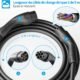 Câble de recharge Type 2 Rosaking 22 kW 5 m 3 phases 32A