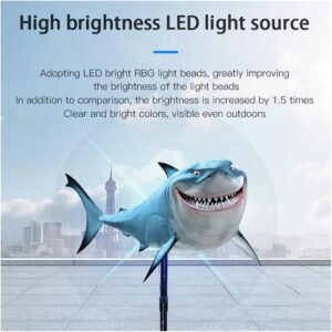 715KmS94eLL._AC_SL1500_.jpg Projecteur hologramme 3D 42cm LED publicité affichage