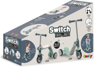 716qUPV4s6L._AC_SL1500_.jpg Patinette réversible Smoby 2-en-1 porteur/trottinette 18-36m