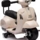 Vespa électrique voiture enfant 2 ans 6V dossier & sons