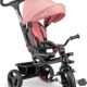 Tricycle bébé évolutif Lionelo Haari 2 en 1, siège 360° Rose