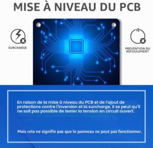 Mainteneur de batterie 12V 10W solaire - Auto Moto Bateau