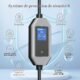 Chargeur voiture électrique 22 kW Type 2