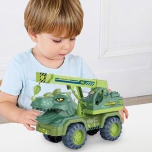 Camion porteur de dinosaure